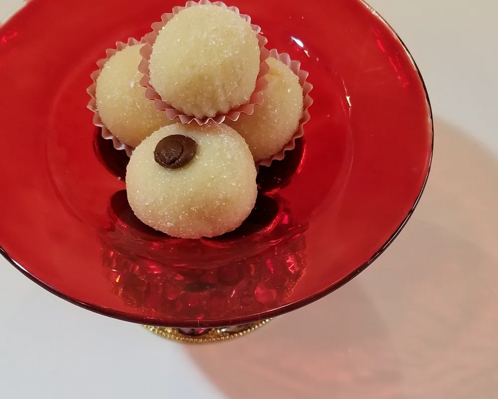 Brigadeiro gourmet de chocolate branco